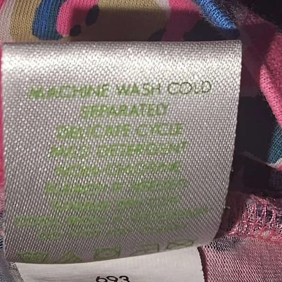 Lilly Pulitzer Corine Paws Off Leopard Pink Multi 3/4 Sleeve‎ Mini Dress XXS - Picture 11 of 12